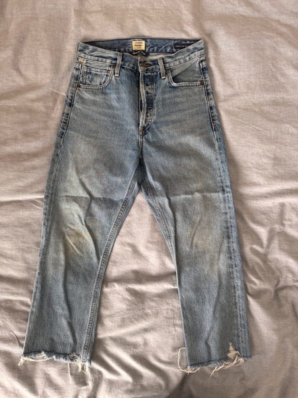 Citizens Of Humanity charlotte crop high rise Straight Jeans - 24